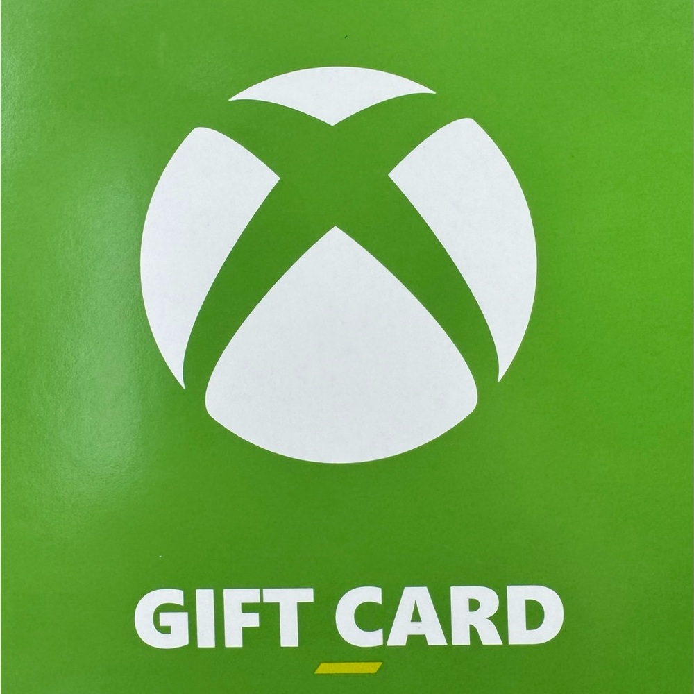 $50 X Box Microsoft Gift Card